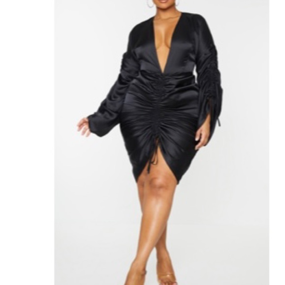 Black touched dress